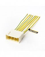 Колодка межжгутовая 8 контактная штыревая серии 6.3, с проводами SLON 375-02