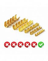 Скоба соединительная, SLON 601 для скрепления проводов суммарным сечением 1,5-2,5 кв.мм. (уп. 100шт)