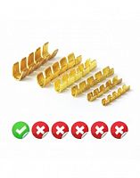 Скоба соединительная, SLON 606 для скрепления проводов суммарным сечением 14,0-19,0 кв.мм. уп. 100шт