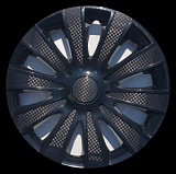 Карат черный глянец14 колпак декор.(4)