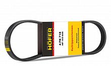 Ремень генератора HOFER Renault Logan без ГУР и конд. 4PK718 HF 103 644