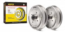 Барабан торм. чугун. HOFER Renault Logan (04-) c ABS d=203 (2шт) HF 144 833
