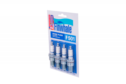 Свечи зажигания FINWHALE  ВАЗ 2101, ОДА 1,6, ЗАЗ 1102 (блистер) (цена за 4 шт.) F 501