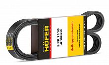 Ремень генератора HOFER Renault Logan, LADA Largus  8 кл. с ГУР, б/кон 5PK1110 HF 103 640