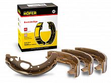 Колодка HOFER 1118 (ABS) барабан. задняя HF 350 924