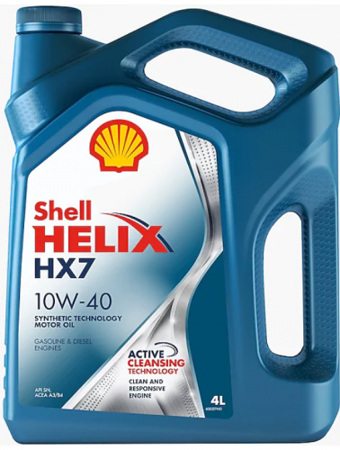 SHELL Helix HX7 4л. 10w40