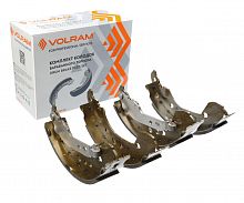 Колодка VOLRAM задняя LADA VESTA (15-); БАРАБАННЫЙ ТОРМОЗ; 203x38 VR26749