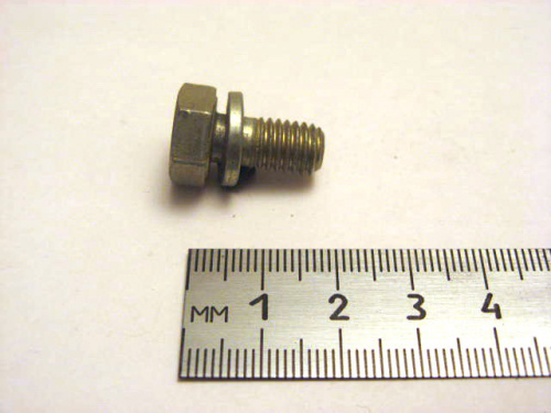 Болт М8х16 с гровером креп. капота 2101 (50)