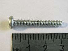 64 Саморез 4,3х31,8 цилин белый (многоц, обл. сал) (100)