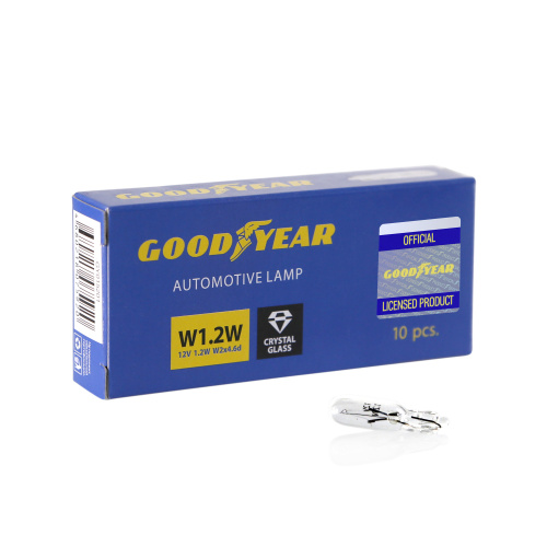Лампа Goodyear W1.2W 12V 1.2W W2x4.6d (короб.:10шт)