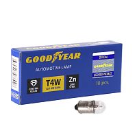 Лампа Goodyear Т4W 12V 4W BA 9s (короб.:10шт)