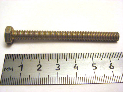 Болт М6х65 натяж. рем. генератора 2110 (50) Болт М6х65 натяж. рем. генератора 2110 (50)
