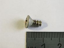 62 Саморез 4,3х9,5 потай белый (плаф освещ салона)  (100)