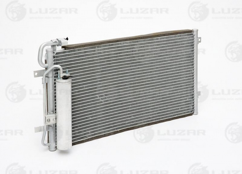 Радиатор кондиционера LUZAR 21703-1300008-00  с рессивером HALLA LRAC 0127