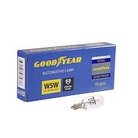 Лампа Goodyear W5W 12V 5W W2 1*9  5d  без цоколя (короб.:10шт) 1конт на габариты