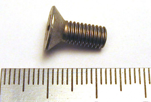 Винт М5х12 потай планки стекла (100) Винт М5х12 потай планки стекла (100)