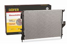 Радиатор охлаждения HOFER RENAULT Logan (08-); LADA Largus (12-) MT,А/С паяный HF 708 466