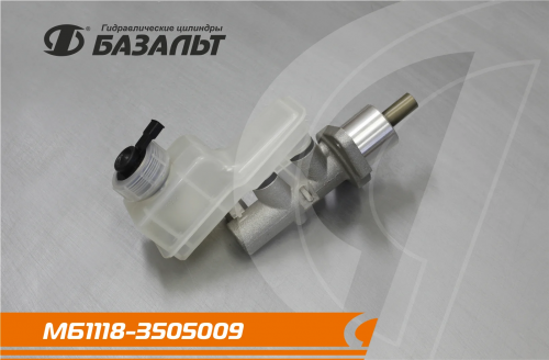 Цилиндр БАЗАЛЬТ тормозной главный 1118 (с ABS) с бачком Цилиндр БАЗАЛЬТ тормозной главный 1118 (с ABS) с бачком