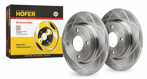 Диск тормозной передний HOFER 2108 SPORT ЭЛИПС HF 130 242